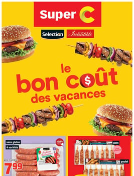 Circulaire Super C - Le Bon Coût des Vacances Circulaire Super C - Le Bon Coût des Vacances